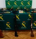 La Guardia Civil de Teruel detiene a una persona que tenía un importante depósito ilegal de armas y municiones