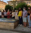 Teruel con las personas refugiadas invita a guardar un minuto de silencio por las personas fallecidas en un punto ubicado en la plaza de San Juan