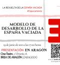 La plataforma de la España Vaciada presenta el sábado su modelo para Aragón en Brea