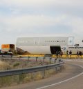El avión Airbus 330 que hará de escenario en el Monegros Desert Festival parte del Aeropuerto de Teruel