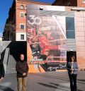 Teruel felicita a su club de voleibol por su trayectoria con una foto de gran formato