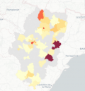 La provincia notifica 29 casos de covid, 14 de ellos en la zona de salud de Alcañiz