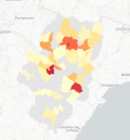 Teruel notifica 39 casos de covid y 21 se localizan en Alcañiz