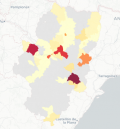 Alcañiz vuelve a ser la zona de salud con más positivos en Aragón: suma 18 de los 29 notificados en Teruel