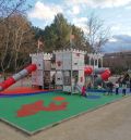 Los niños y niñas ya pueden disfrutar del nuevo juego de temática medieval del Parque de Los Fueros de Teruel