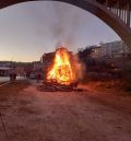 Teruel 'quema al coronavirus' en la hoguera en honor a San Antón del barrio de Julián