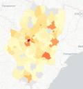 Los contagios se relajan en la provincia: 186 en 24 horas, 130 menos que hace una semana