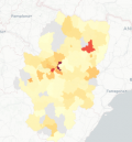 Teruel notifica 99 casos de covid, 83 menos que la semana anterior