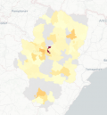 La provincia de Teruel notifica 61 casos de covid, 30 menos que hace una semana, y un nuevo fallecido