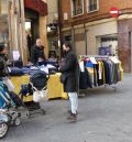 El mal tiempo condiciona la actividad comercial de la Feria de Stocks en Teruel