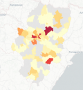 La provincia de Teruel notifica 39 casos de covid, 15 más que hace una semana