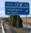 Una mujer de 31 años, herida al chocar un turismo contra un camión en la A-23 en Villafranca del Campo