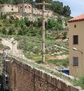 Los andamios ya cubren el Arquillo en el barrio del Carrel de Teruel