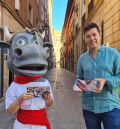 El cabezudo del Ensogao promocionará la Vaquilla y el Congreso del Toro de Cuerda en Valencia