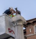 La réplica del Torico y los trabajos para recuperar la columna han costado 40.422 euros al Ayuntamiento de Teruel