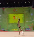 La gimnasta de Utrillas Alba Bautista, séptima en la final de cinta en el mundial que se celebra en Bulgaria