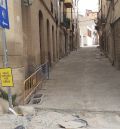 Las obras de renovación de tuberías de la calle Panfranco de Alcañiz entran en su recta final