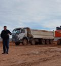 Ya están en marcha los movimientos de tierra en la parcela del nuevo polígono industrial de Calamocha