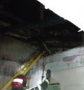 Bomberos de la DPT extinguen un incendio en una vivienda del barrio del Arrabal de Teruel