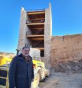 Comienza la restauración de un tramo de la muralla turolense en La Bombardera