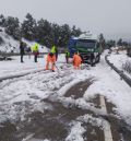 El temporal dificulta el tráfico en varios puntos de la provincia de Teruel