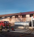 Incendio sin consecuencias en una fábrica de fertilizantes en Santa Eulalia