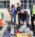 Endesa cede a los bomberos de la Diputación material procedente de la térmica de Andorra