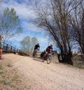 Dimitrov Plamen vuela  por los barrios turolenses en la Teruel Bike Festival