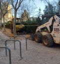 El Ayuntamiento de Teruel inicia los trabajos para renovar las aceras de la calle Barbastro