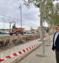 Comienzan las obras de renovación del muro del aparcamiento de Adif en Teruel