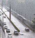 Una fuerte tormenta de agua y granizo causa algunos problemas menores en garajes y alcantarillado en Teruel