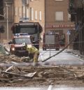 Una diligente evacuación evita una tragedia tras derrumbarse un edificio de cinco plantas en Teruel