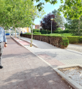 El Ayuntamiento de Teruel mejora la accesibilidad en las aceras de la calle Barbastro