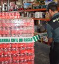 La Guardia Civil de Teruel inmoviliza más de 13.400 latas de refresco etiquetadas en danés e italiano