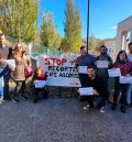 CGT se manifiesta en Utrillas contra los recortes del centro de profesores de Alcorisa