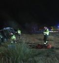 Un joven de 21 años muere en un accidente de tráfico en Villaspesa y dos resultan heridos graves