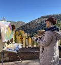 Conchi Aguilar, becaria del Curso de Pintura de Paisaje de Albarracín: “Llegué a Albarracín con tanta ilusión tras una enfermedad  que me mimeticé con el paisaje”