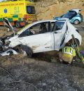 Un accidente múltiple provoca cuatro heridos en Valdealgorfa