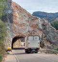 La Diputación abre de forma permanente la carretera de Beceite tras estabilizar el talud del túnel