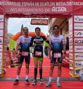 Fernando Zorrilla  y Laura Gómez  se coronan en el Campeonato de España de Duatlón Media Distancia de Híjar