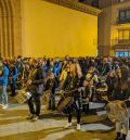 Los tambores de las cofradías de Teruel redoblan en el prólogo de la Semana Santa