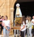 Cortes de Aragón cumple  y sale en romería hasta  la Virgen de la Aliaga