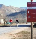 La vía ciclista con Alfambra salvará  la N-420 con una pasarela metálica