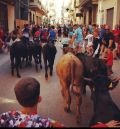 Las calles del Centro Histórico de Teruel acogen un encierro infantil con reses mansas