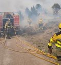 Levantado el confinamiento por el incendio de Corbalán, que ha quemado 240 hectáreas, al constatarse que el humo ya no se dirige al pueblo