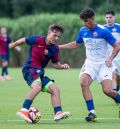 Juan Hernández acumula ya varios minutos en el filial del FC Barcelona