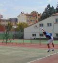 Diego Esteban, en la fase final del Open de Teruel de tenis