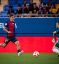 Juan Hernández debuta en partido oficial con el filial del Barcelona