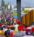 Las gradas del circuito, en combustión y ya preparadas para el fin de semana grande de Motorland