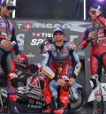 Alcañiz confirma la resurrección de Márquez, que gana al sprint y se postula para liderar el domingo